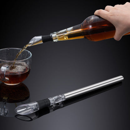 Premium Stainless Steel Wine Cooling Rod & Aerating Pourer