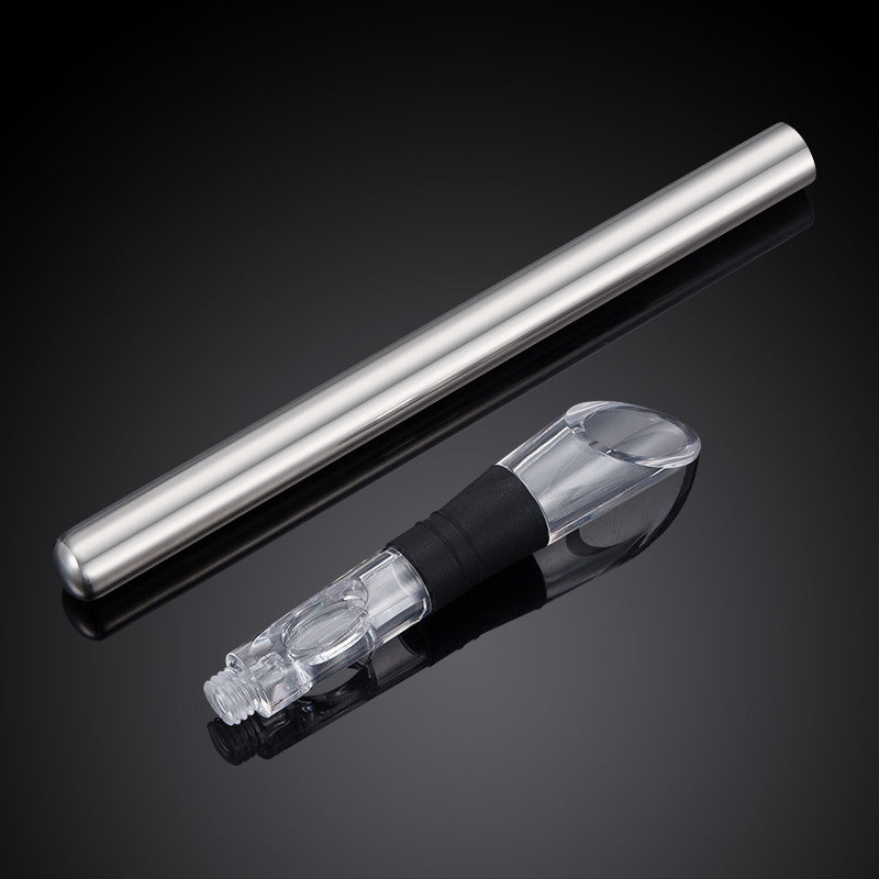 Premium Stainless Steel Wine Cooling Rod & Aerating Pourer
