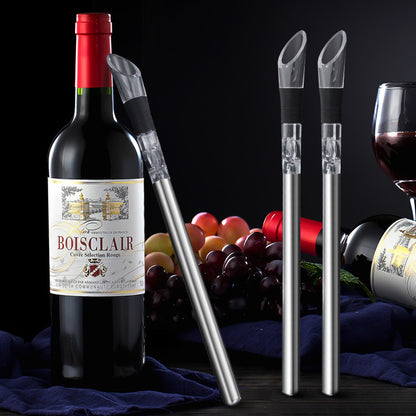 Premium Stainless Steel Wine Cooling Rod & Aerating Pourer
